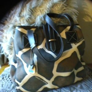 Dooney and Bourne Giraffe print medium handbag